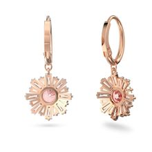 Aros de aro Sunshine, Rosas, Baño tono oro rosa