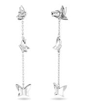 Aros Lilia, Mariposa, Largos, Baño de rodio