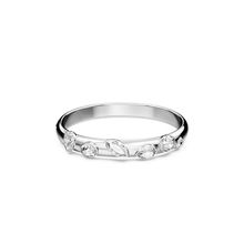 Brazalete Dextera, Tallas mixtas, Blanco, Recubrimiento en rodio