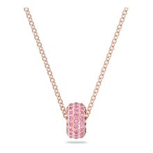 Colgante Stone, Rosa, Baño tono oro rosa