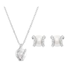 Conjunto Nude, Blanco, Baño de rodio